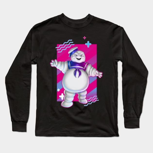 Stay Puft Long Sleeve T-Shirt by ekkimu